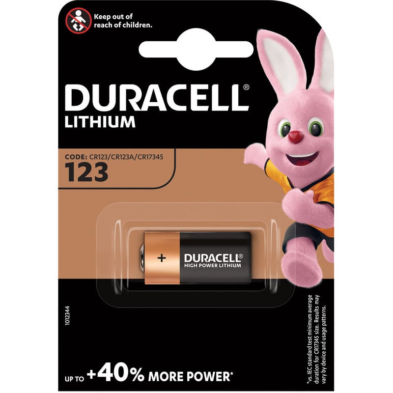 foto del prodotto batteria 123 lithium duracell