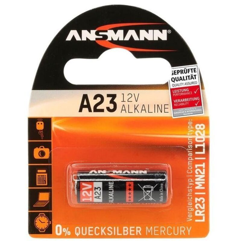 foto del prodotto batteria 23a alcalina ansmann