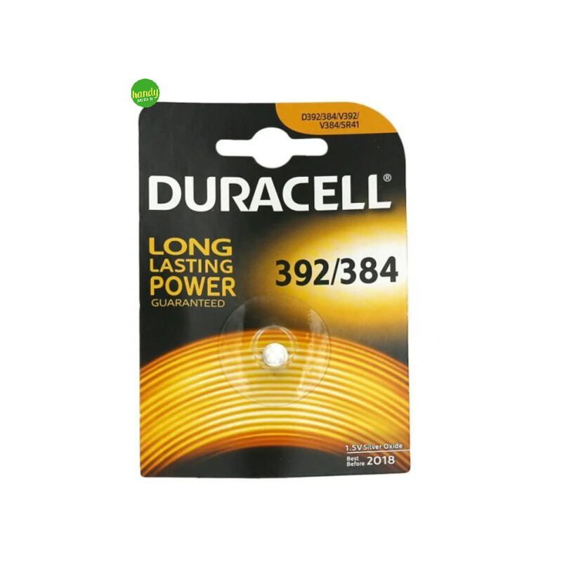foto del prodotto batteria a bottone duracell 392 384