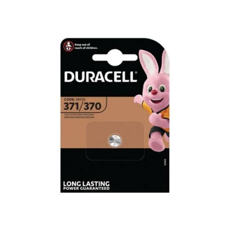 foto del prodotto batteria a bottone duracell per orologi 1,5v d371