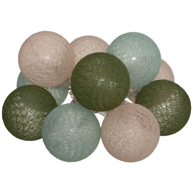 immagine 0 del prodotto batteria a led garland 10 palline army d6 atmosphera cr ateur d int rieur