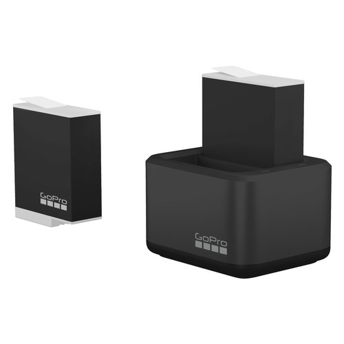 foto del prodotto batteria action cam gopro addbd 211 ve caricabatteria doppio batteri
