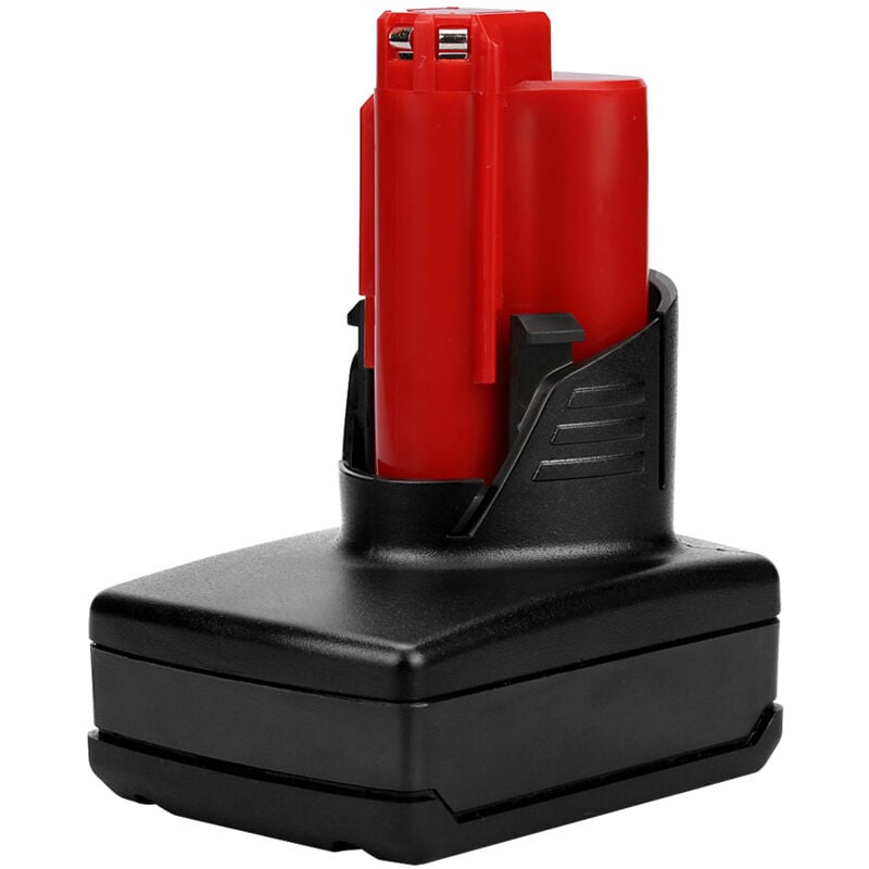 foto del prodotto batteria agli ioni di litio mil da 6000 mah per miwaukee 12v 48 11 2401, 48 11 2402, c12b, c12bx, m12 2432 20, 2432 22, 2446 20, 2446 21xc, 2450 20,
