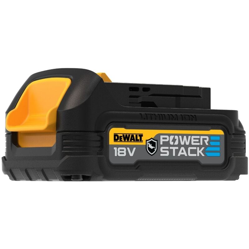 foto del prodotto batteria agli ioni di litio rinforzata dewalt powerstack xr 18v 1.7ah dcbp034g xj
