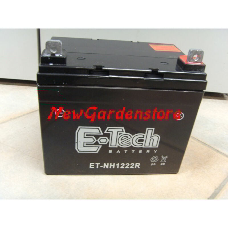 foto del prodotto batteria al gel avviamento trattorino rasaerba 12v 22a 310004 polo positivo dx