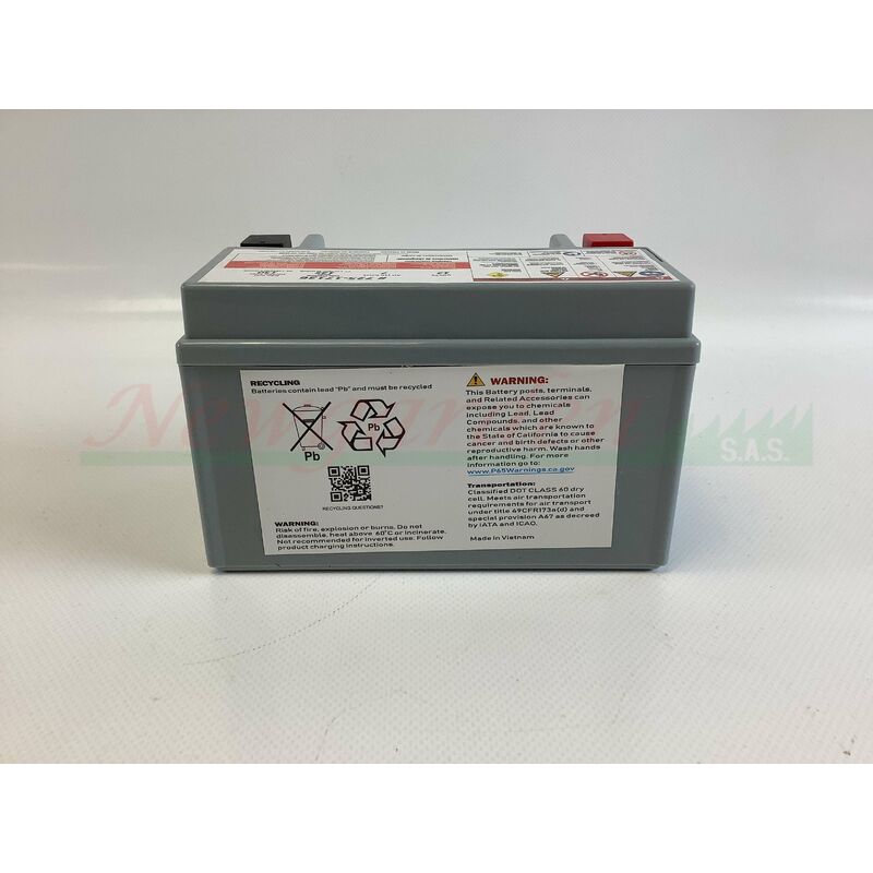 foto del prodotto batteria al gel trattorino rasaerba minirider 76 mtd cub cadet 7ah 725 17136