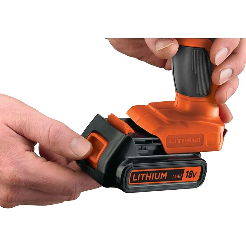 foto del prodotto batteria al litio black decker bl1518 xj 18v 1.5ah