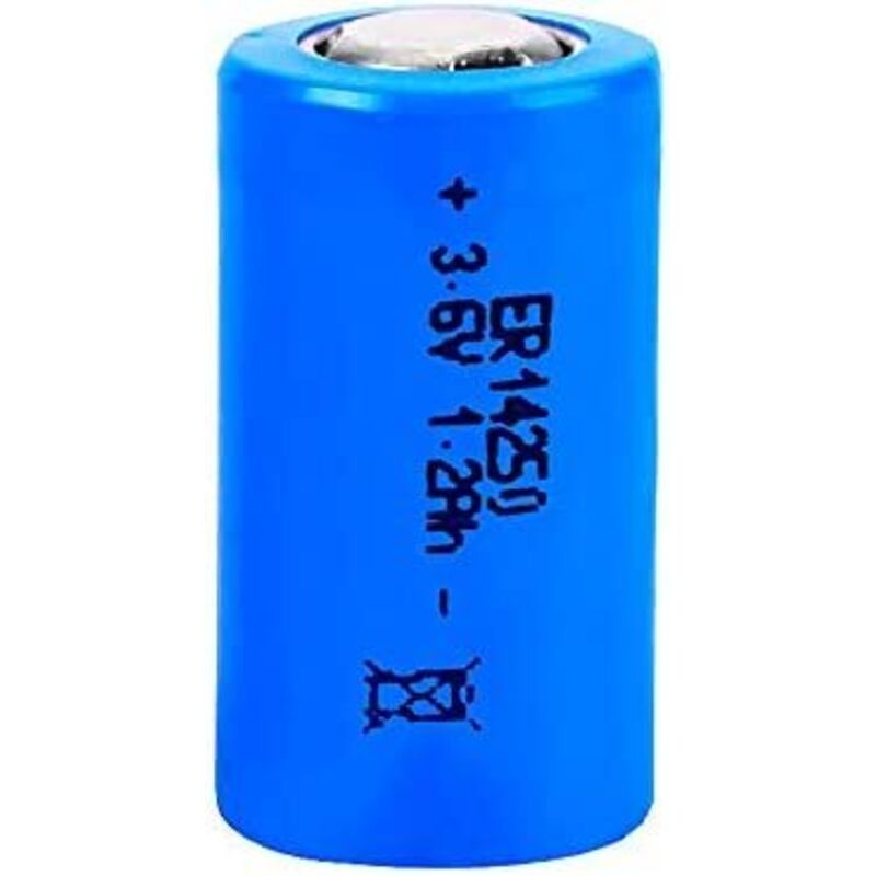 foto del prodotto batteria al litio lpt2 150 1/2 3,6v mod 14250 1200mah 14,5x25,5mm