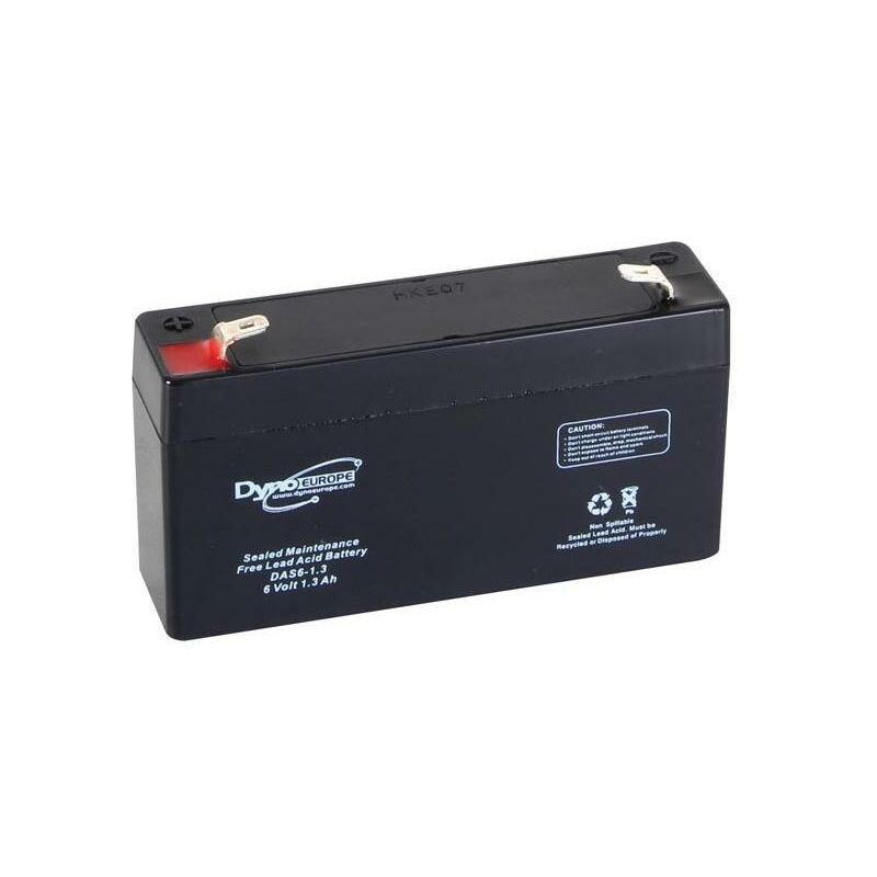 foto del prodotto batteria al piombo 6 v 1,3 ah 98 x 25 x 56 mm