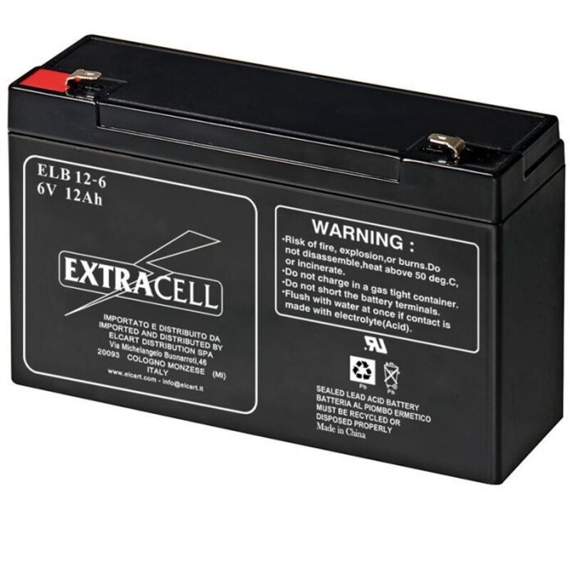 foto del prodotto batteria al piombo 6v 12ah 491460203 - melchioni