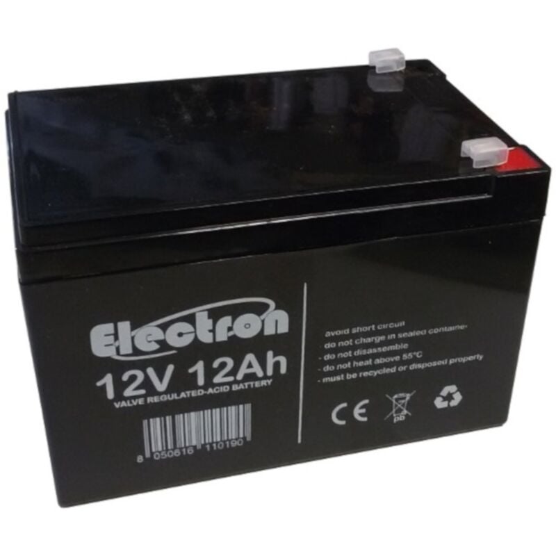 foto del prodotto batteria al piombo ermetica 12v 12ah
