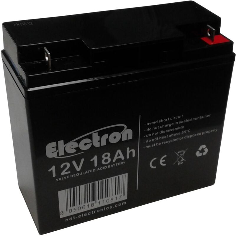 foto del prodotto batteria al piombo ermetica 12v 18ah
