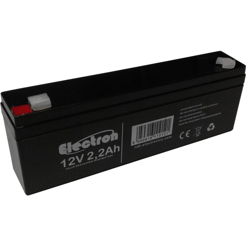 foto del prodotto batteria al piombo ermetica 12v 2,2ah