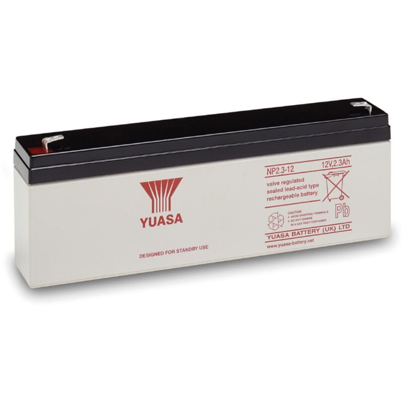 foto del prodotto batteria al piombo ermetica 12v 2,3ah yuasa np2.3 12