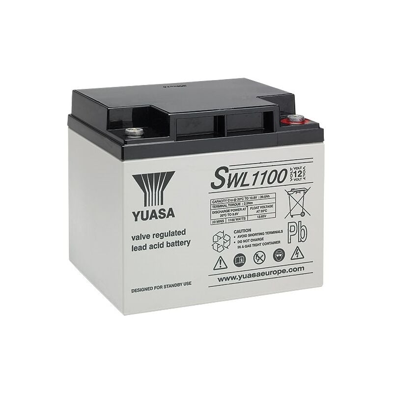 foto del prodotto batteria al piombo ermetica 12v 40,6ah yuasa swl1100