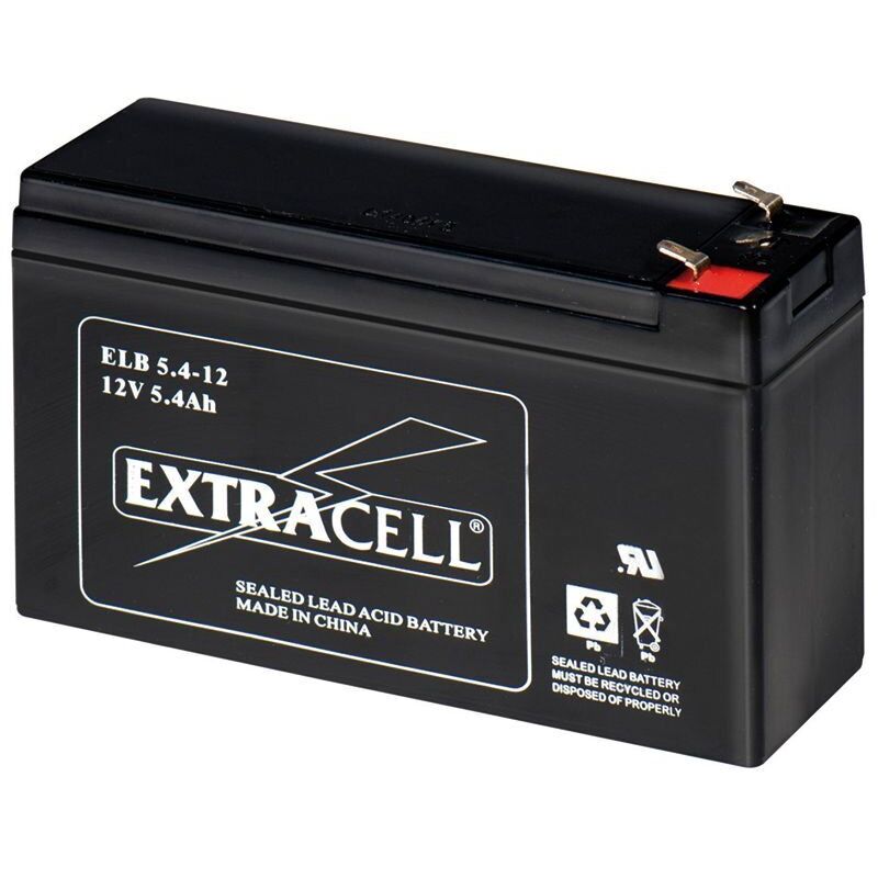 foto del prodotto batteria al piombo ermetica 12v 5,4ah