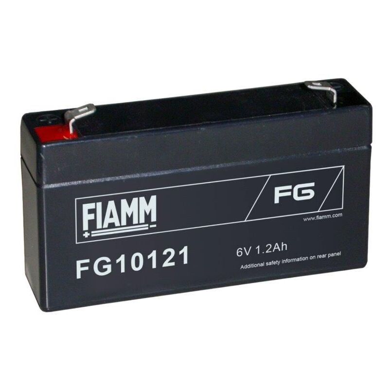foto del prodotto batteria al piombo ermetica 6v 1,2ah fiamm fg10121
