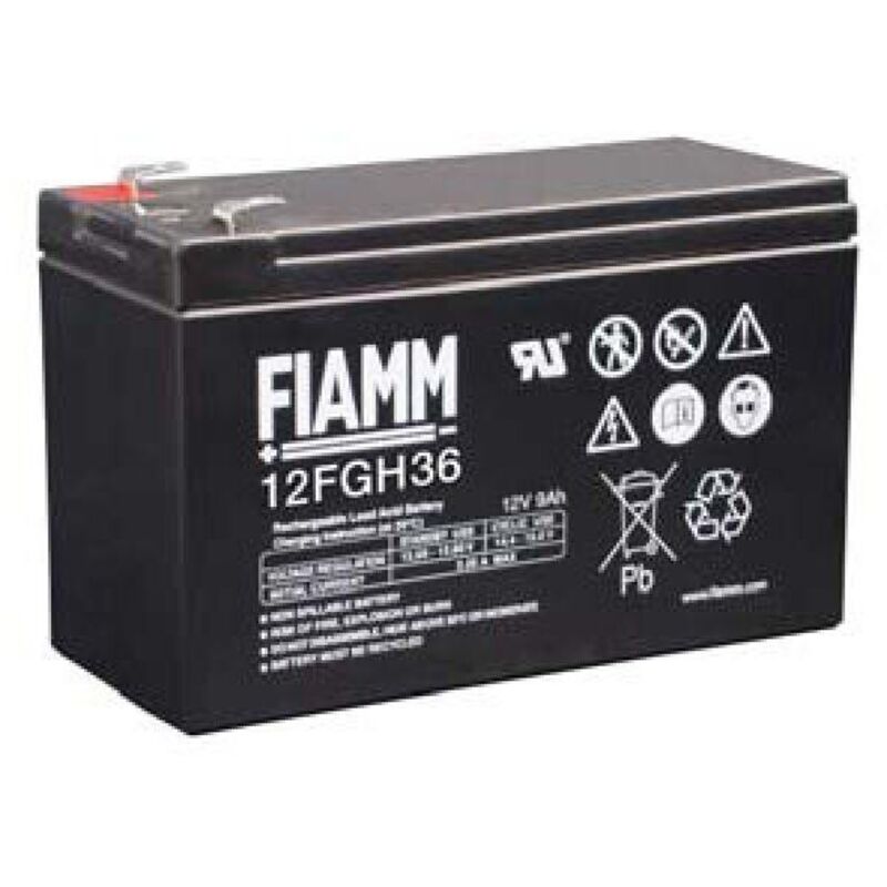 foto del prodotto batteria al piombo fiamm 12v 9ah per ups fiamm cod. 12fgh36 