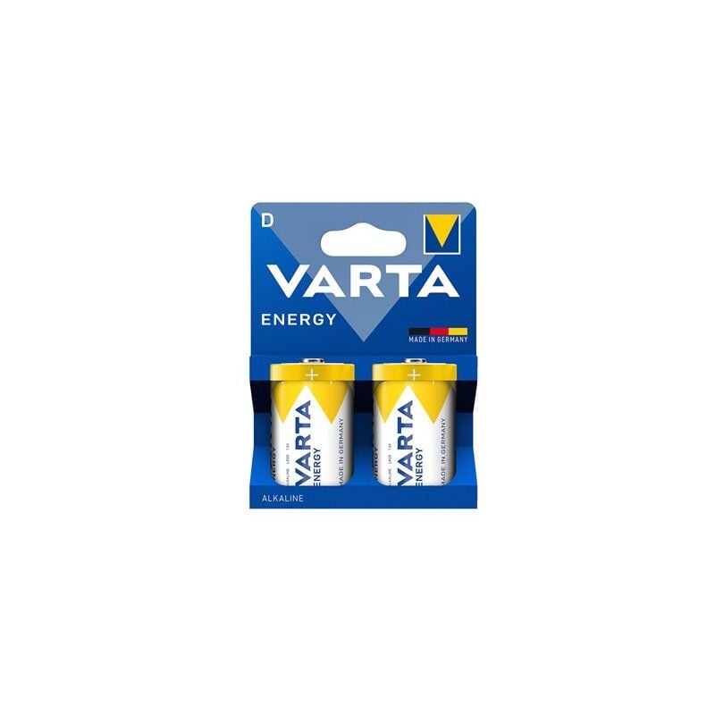 foto del prodotto batteria alcalina a basso consumo lr 20 d 1,5 v energy blister da 2 