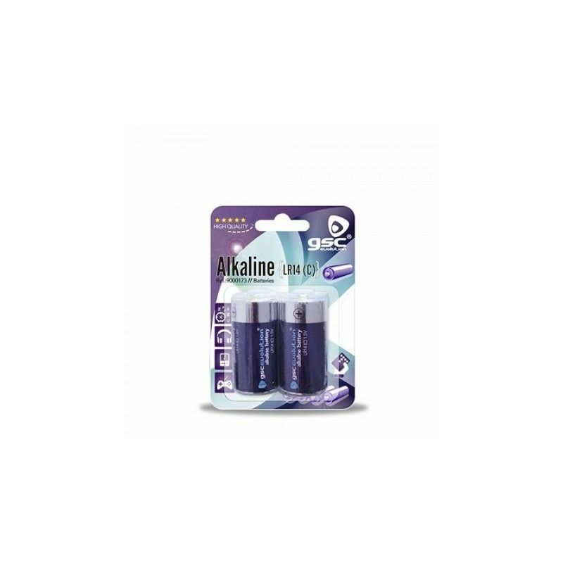 foto del prodotto batteria alcalina gsc evolution lr14 c , blister 2 unit 