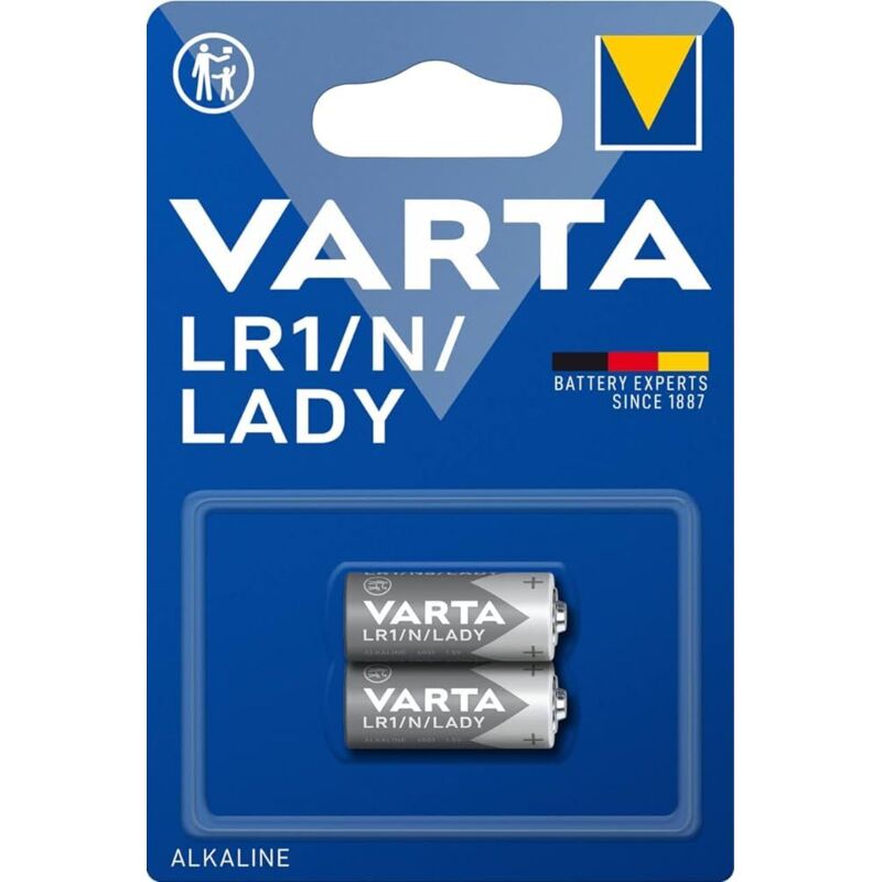 foto del prodotto batteria alcalina lr1nlady da 15 v pacco da 2