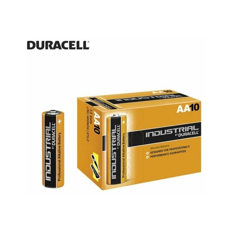 foto del prodotto batteria alcalina procell duracell aa - lr06 1.5v scatola 10 unità ø14.5x50.5mm