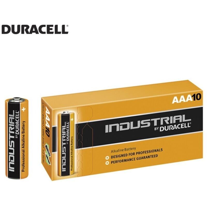foto del prodotto batteria alcalina procell duracell aaa - lr03 1,5v scatola 10 unità 10,5x44,5mm