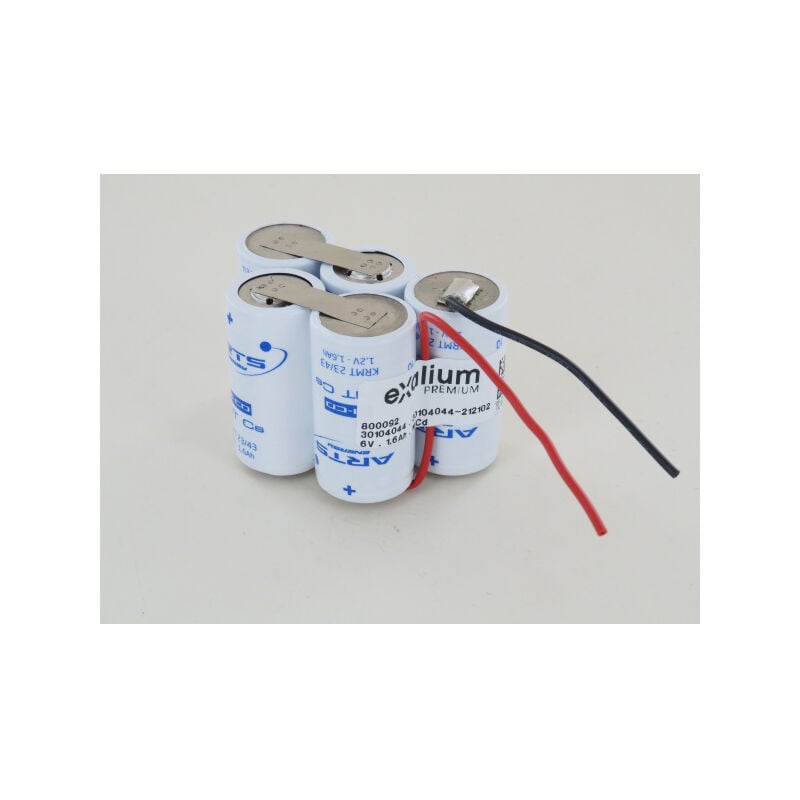 foto del prodotto batteria arts saft 6v 1.6ah 5 vt tipo cs fili