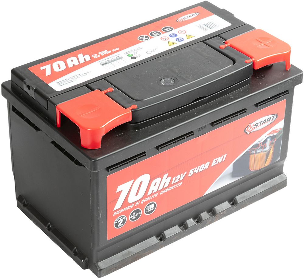 foto del prodotto batteria auto 70ah 12v 600a polo positivo destro cassetta l3b