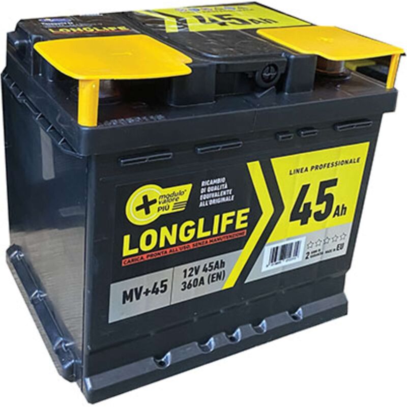 foto del prodotto batteria auto modulo valore ah 45 dx spunto 360a mm 207x175 h.mm 190 1 pezzo