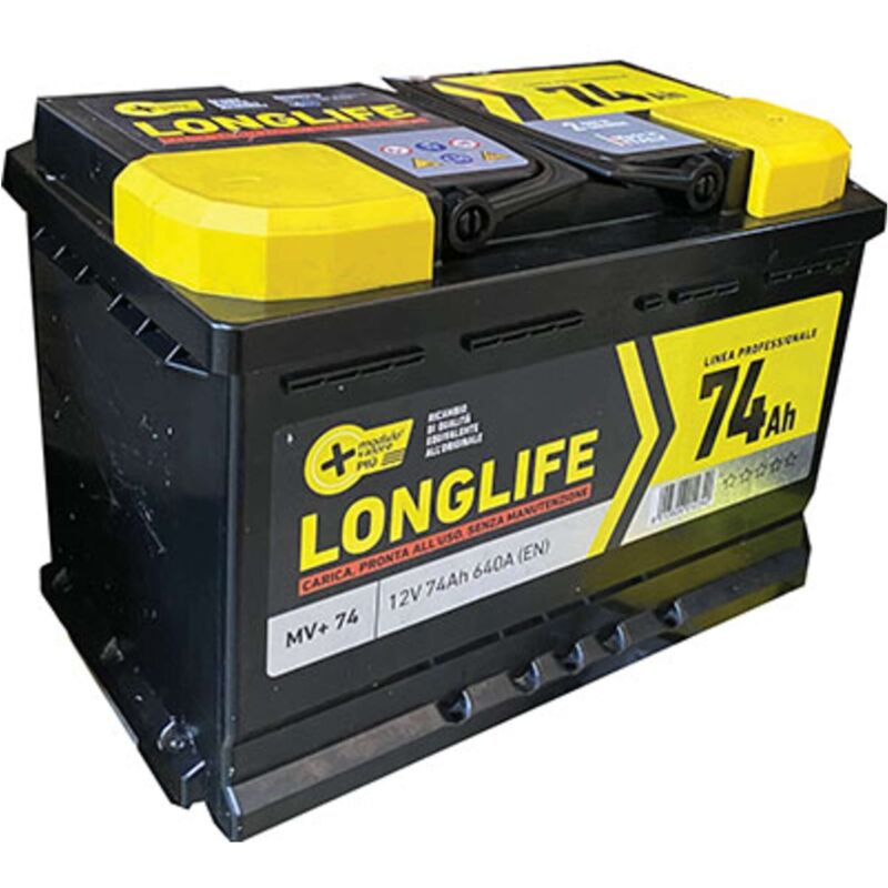 foto del prodotto batteria auto modulo valore ah 74 dx spunto 640a mm 278x175 h.mm 190 1 pezzo