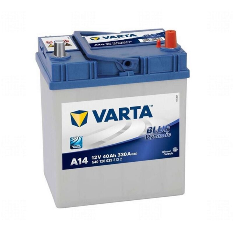 foto del prodotto batteria auto varta blue 40ah polo dx - a14 330a