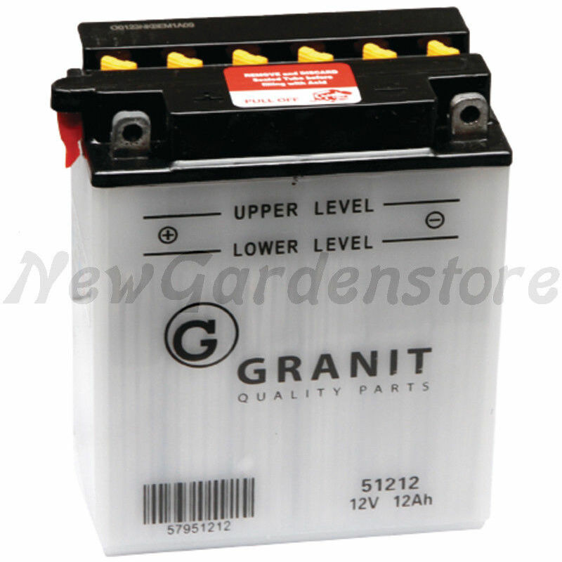 foto del prodotto batteria avviamento elettrico trattorino tagliaerba rasaerba 12v 12ah 12n12 4a1