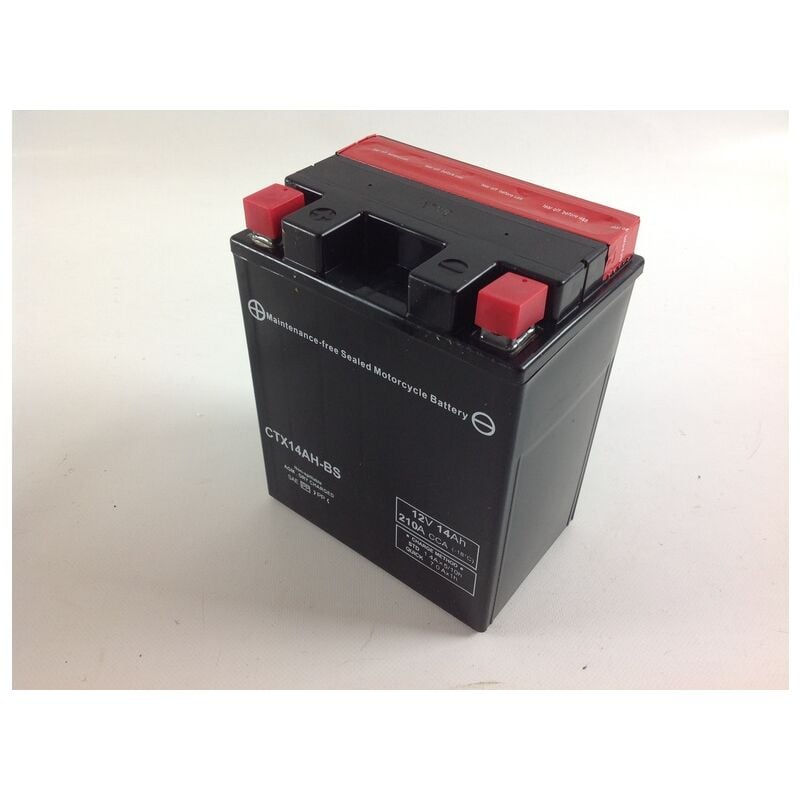 foto del prodotto batteria avviamento sigillata trattorino rasaerba 12v 14ah polo positivo sx
