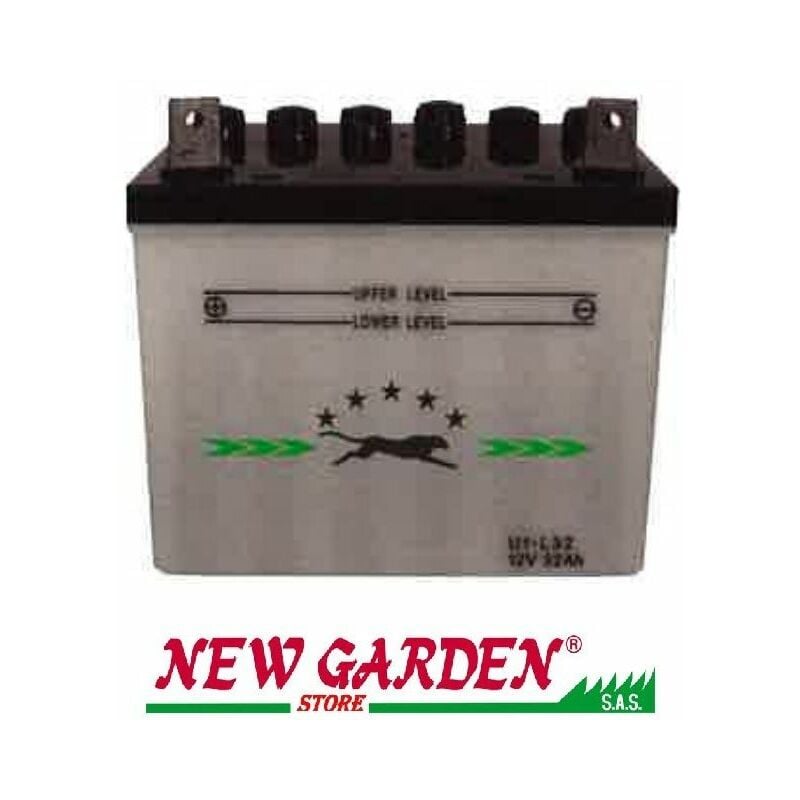 foto del prodotto batteria avviamento trattorino rasaerba 310025 12v/32a polo positivo sx