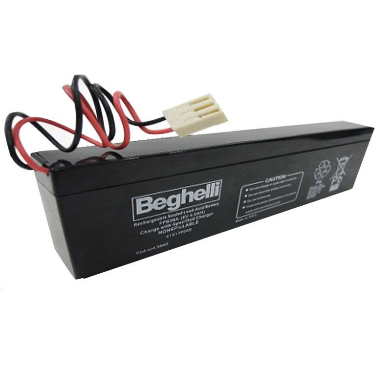 foto del prodotto batteria beghelli pb 6v 4ah slim 8800