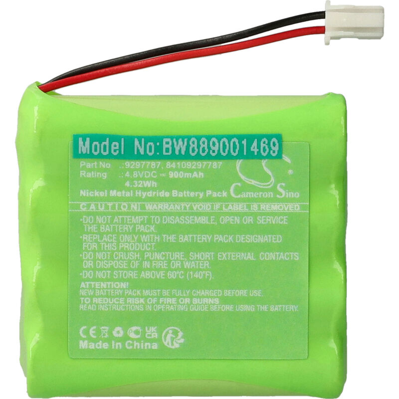 immagine 0 del prodotto batteria compatibile con bmw f01 750i n63 4.4l, f01 740i n54 3.0l, bf12 m6s63 4.4l trasmettitore di chiamate d emergenza 900mah, 4,8v, nimh vhbw