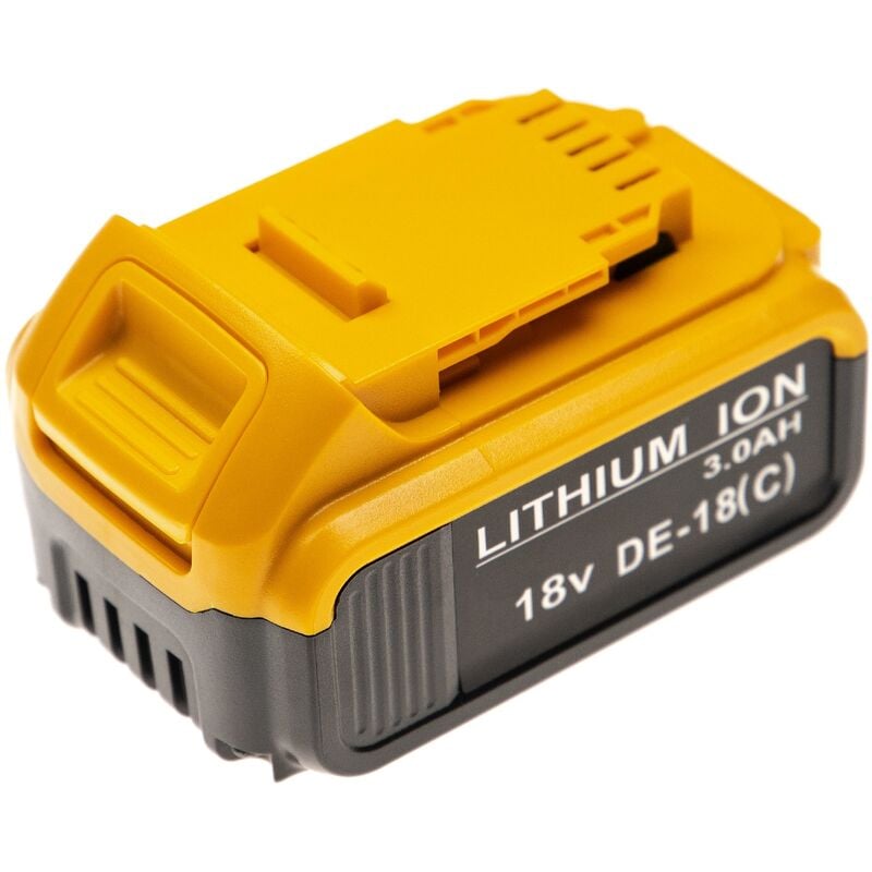 foto del prodotto batteria compatibile con dewalt dcf880hl2, dcf880c1-jp, dcf622p2, dcf880, dcf880l2, dcf880hm2 utensile elettrico 3000 mah, li-ion, 18 v - vhbw