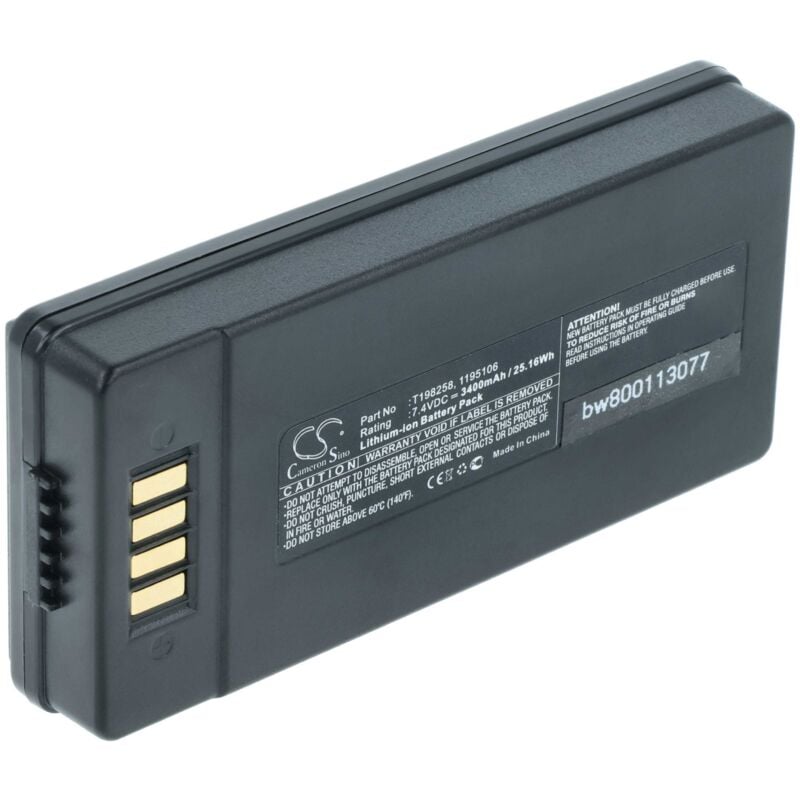 foto del prodotto batteria compatibile con flir thermacam e2, b2, e25, e30, e40, e45, e50, e65, ex320 termocamera 3400mah, 7,4v, li-ion - vhbw