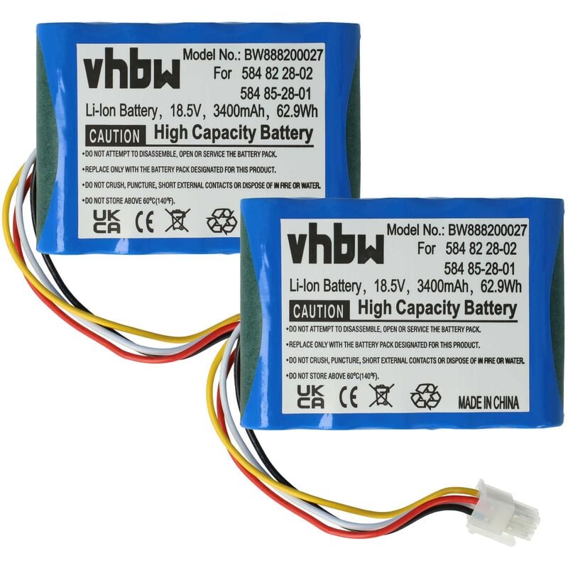 foto del prodotto batteria compatibile con gardena r160, r130lic, city bis snr. 184499999 , r100lic, city, r130li, r100li rasaerba 3400mah 18,5v li ion vhbw