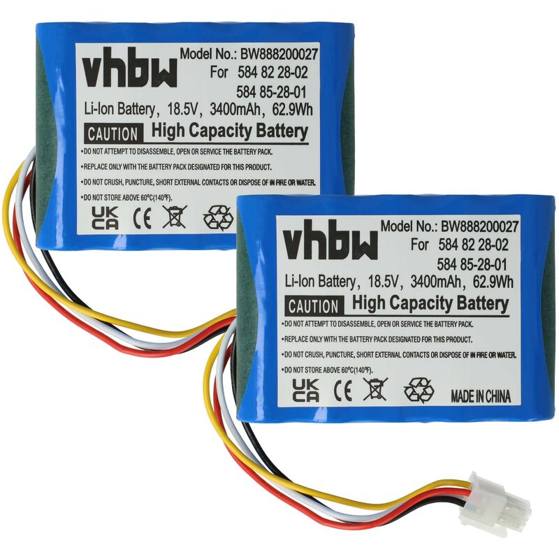 foto del prodotto batteria compatibile con gardena r160li modell 2017, r160li modell 2018, sileno , sileno, sileno 4050 rasaerba 3400mah 18,5v li ion vhbw