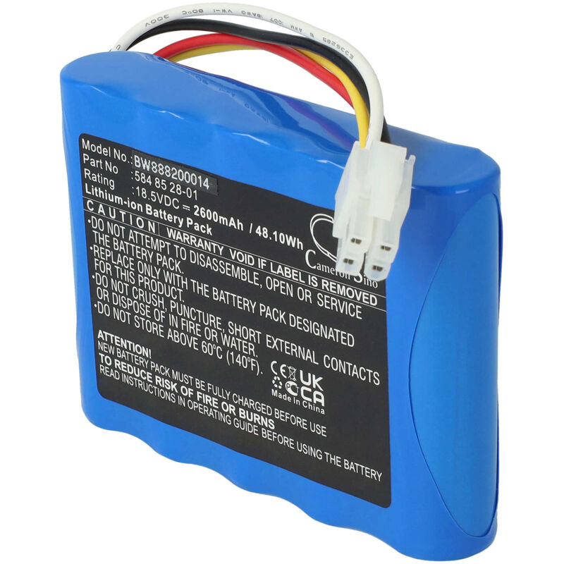 foto del prodotto batteria compatibile con husqvarna automower 310 (2015, 2016, 2017, 2018), 315 (2015, 2016, 2017, 2018) robot tagliaerba (li-ion, 2600mah, 18.5v)