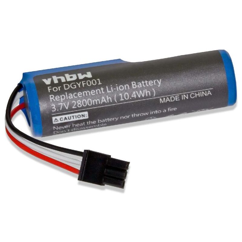 foto del prodotto batteria compatibile con logitech ue boombox, 984 000304 casse, altoparlanti, speaker 2800mah, 3,7v, li ion sostituisce 533 000096, dgyf001,