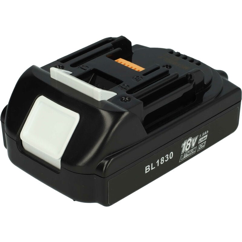 foto del prodotto batteria compatibile con makita bgd800rfe, bga452f, bga452, bga402z, bga452z, bga452rfe, bgd800 utensile elettrico 1500 mah, li-ion, 18 v - vhbw