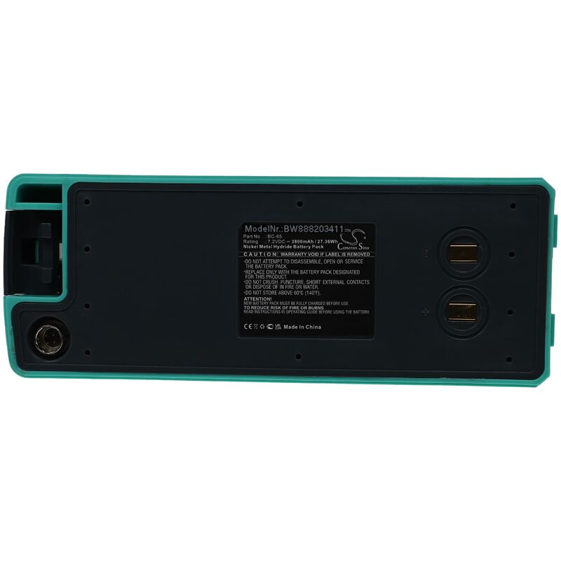 foto del prodotto batteria compatibile con nikon npl-352, npr-352, npr-362, npr-452 dispositivo di misurazione 3800mah, 7,2v, nimh - vhbw
