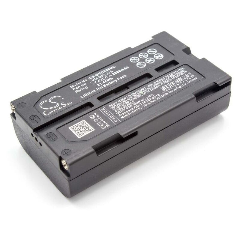 foto del prodotto batteria compatibile con panasonic vdr m70k, vdr m70pp, vdr m75e s, vdr m75, vdr m95 videocamera camcorder 2900mah, 7,4v, li ion vhbw