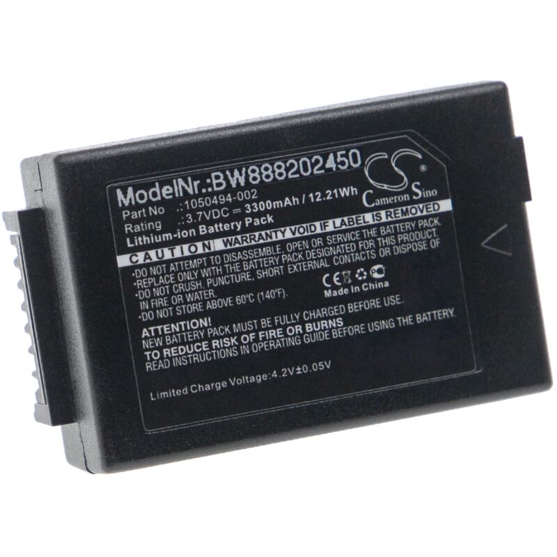 foto del prodotto batteria compatibile con psion 1050494, g1, g2, 7525c, 7525, 7527, wa3006, wa3010 computer portatile scanner 3300mah, 3,7v, li ion vhbw