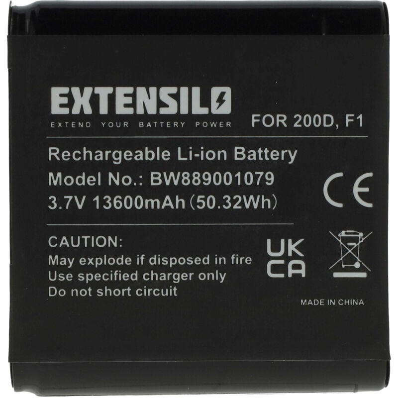 foto del prodotto batteria compatibile con pure evoke h4 prestige, h6, h6 prestige casse, altoparlanti, speaker 13600mah, 3,7v, li ion extensilo