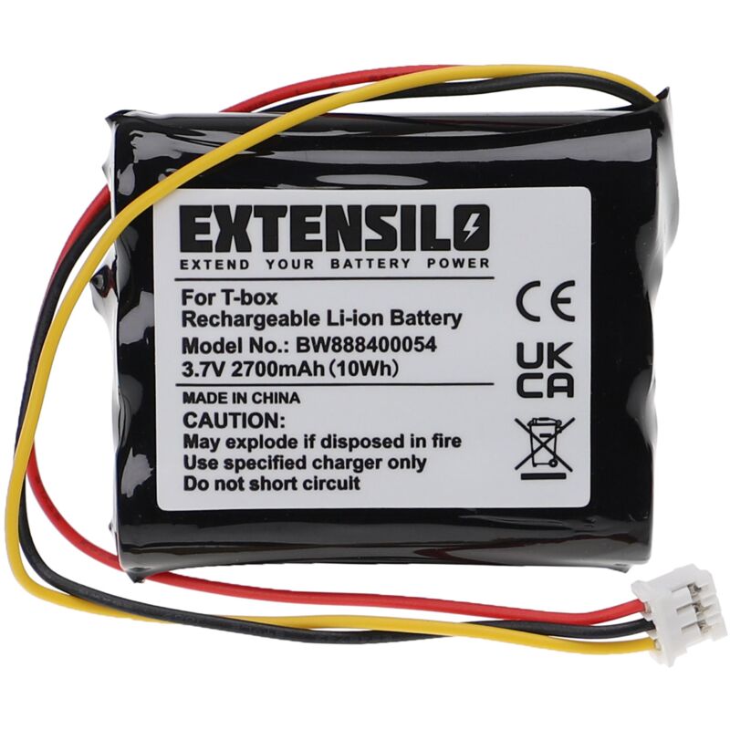 foto del prodotto batteria compatibile con tonies toniebox radio raccontastorie per bambini 2700mah, 3,7v, li ion extensilo