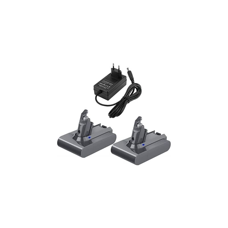 foto del prodotto batteria di ricambio con caricabatterie per dyson v6 dc58 dc59 dc61 dc62 per dyson v6 animalpro, v6 absolute, v6 animal bari 965